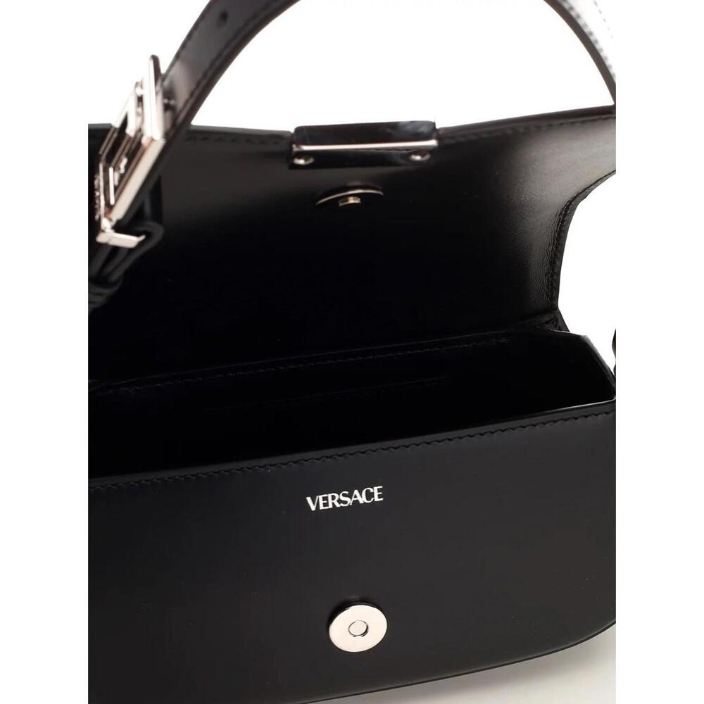 BNWT Versace Greca Goddess Shoulder Bag leather Black Women $1,525 - Picture 6 of 7